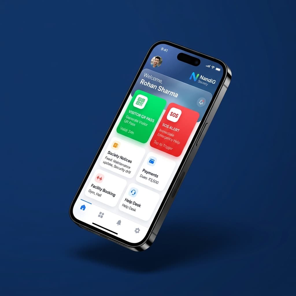 NandiG App Interface Mockup